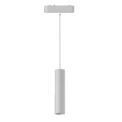 Led spot αλουμινίου 9W λευκό για μαγνητικές μονοφασικές ράγες DC48V 4000k ενδιάμεσο λευκό φως 850lm 36° & διάρκεια ζωής 25.000h