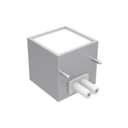 LED φωτεινό τέρμα 1.3W 4000k 90lm 59.6x59.6xh40 IP20 Brus.Aluminum για γραμμικά φωτιστικά