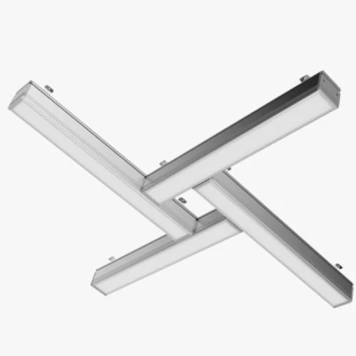 Led γραμμικό φωτιστικό αλουμινίου 36W 230V ενδιάμεσο λευκό φως 4000k 2700lm δέσμης 110° IP20