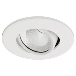 Φωτιστικό LED DownLight COB κινητό λευκό 3.1W 220-240V 4000k ενδιάμεσο φως 210lm δέσμης 45⁰  30000h
