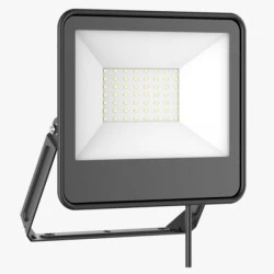 Προβολέας LED FloodLight black 70W 220-240V ενδιάμεσο φως 4000k 6300lm δέσμης 110° στεγανός IP65
