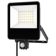 Προβολέας LED 20W ενδιάμεσο φως 4000k 1800lm με αισθητήρα ημέρας νύχτας και κίνησης στεγανός IP65