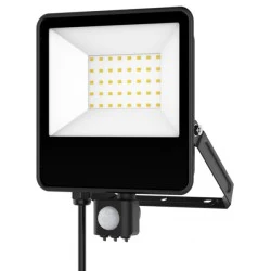 Προβολέας LED 20W ενδιάμεσο φως 4000k 1800lm με αισθητήρα ημέρας νύχτας και κίνησης στεγανός IP65