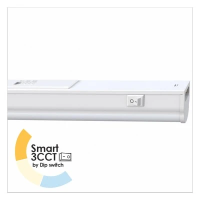 Φωτιστικό led T5 smart 3cct με διακόπτη 4W διαστάσεων 312x22xh35.3mm