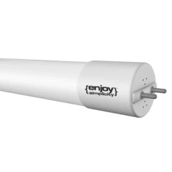 Λάμπα LED T8 G13 18W ψυχρό φως 6500k 1600lm 120cm δέσμης 270° ενός άκρου