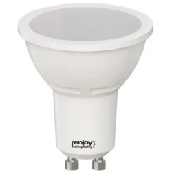 Λάμπα LED GU10 5W 230V 4000k ενδιάμεσο λευκό φως 400lm δέσμης 100° Ø50mm 25000h