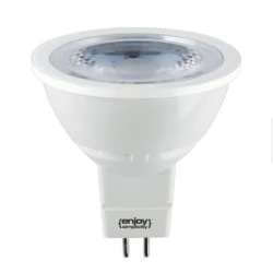 Λάμπα LED GU5.3 MR16 5W 230V 6500k ψυχρό λευκό φως 400lm δέσμης 38° 25000h