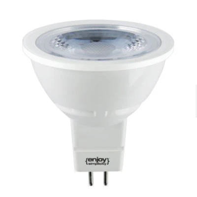 Λάμπα LED GU5.3 MR16 5W 230V 6500k ψυχρό λευκό φως 400lm δέσμης 38° 25000h Λάμπα LED GU5.3 MR16 5W 230V 6500k ψυχρό λευκό φως 400lm δέσμης 38° 25000h