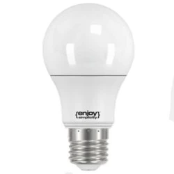 Λάμπα led A60 αχλάδι E27 5.5W 230V 4000k ενδιάμεσο λευκό φως δέσμης 200° 520lm 15000h