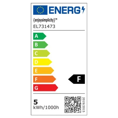 Λάμπα LED αχλάδι Ρ45 Ε14 4.9W 220-240V θερμό φως 3000k 470lm δέσμης 240° 15000h