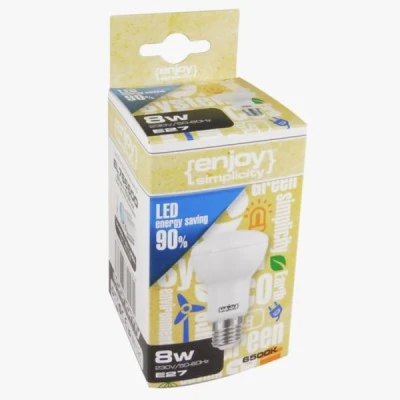 Λάμπα led R80 Ε27 7.3W 230V 4000k ενδιάμεσο λευκό φως 800lm τύπου καθρέπτου