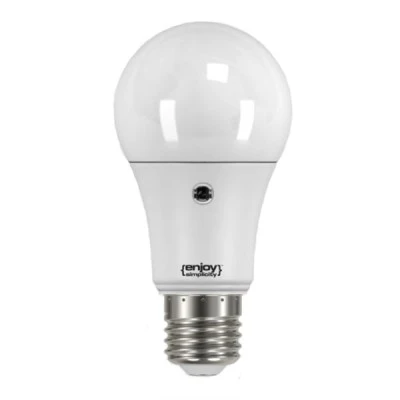 Λάμπα SmartLED με φωτοκύτταρο ημέρας - νύχτας Ε27 A60 9W 4000k ενδιάμεσο λευκό φως 806lm Λάμπα SmartLED με φωτοκύτταρο ημέρας - νύχτας Ε27 A60 9W 4000k ενδιάμεσο λευκό φως 806lm