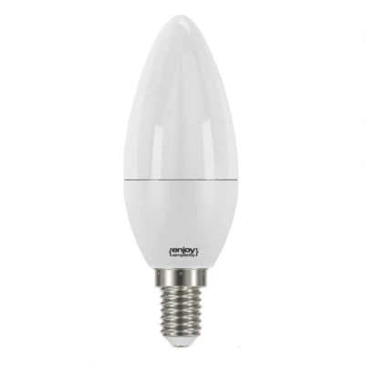 Λάμπα LED κεράκι Ε14 B35 3W 6500k ψυχρό λευκό φως 250lm δέσμης 270° 15000h
