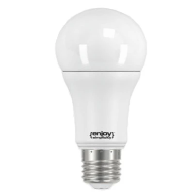Λάμπα LED A60 Ε27 αχλάδι 10.5W 230V 4000k ενδιάμεσο φως 1060lm δέσμης 230° 15000h ντιμαριζόμενη