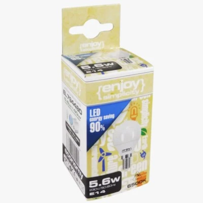Λάμπα led Ρ45 Ε14 5W 230V 4000k ενδιάμεσο λευκό φως 470lm δέσμης 240° ντιμαριζόμενη Λάμπα led Ρ45 Ε14 5W 230V 4000k ενδιάμεσο λευκό φως 470lm δέσμης 240° ντιμαριζόμενη