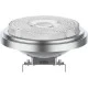 Λάμπα LED AR111 G53 11.5W 12V θερμό φως 2700k 880lm δέσμης 24° ντιμαριζόμενη 40000h