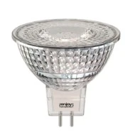 Λάμπα led MR16 GU5.3 3.7W 12V AC/DC 4000k ενδιάμεσο λευκό φως 260lm δέσμης 36° ντιμαριζόμενη