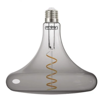 Λάμπα LED SPIRAL Filament T180 SMOKY 4W E27 θερμό λευκό φως 2000k 250lm ντιμαριζόμενη Λάμπα LED SPIRAL Filament T180 SMOKY 4W E27 θερμό λευκό φως 2000k 250lm ντιμαριζόμενη
