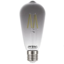 Λάμπα led Filament filament smoky E27 4.5W 230V ST64 2000k θερμό λευκό φως 180lm ντιμαριζόμενη Λάμπα led Filament filament smoky E27 4.5W 230V ST64 2000k θερμό λευκό φως 180lm ντιμαριζόμενη
