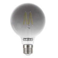 Λάμπα led Filament filament smoky E27 4.5W 230V G95 4000k ενδιάμεσο λευκό φως 250lm ντιμαριζόμενη