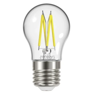 Λάμπα led Filament clear P45 E27 4W 230V 6500k ψυχρό φως 470lm δέσμης 320° ντιμαριζόμενη