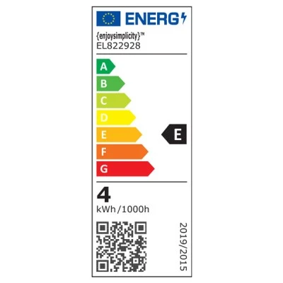 Λάμπα LED Filament CLEAR αχλάδι E27 A60 4W θερμό φως 3000k 470lm 320° ντιμαριζόμενη 15000h