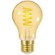 Λάμπα LED FILAMENT SPIRAL AMBER αχλάδι A60 E27 4.8W θερμό φως 2000k 350lm δέσμης 320° 15000h Λάμπα LED FILAMENT SPIRAL AMBER αχλάδι A60 E27 4.8W θερμό φως 2000k 350lm δέσμης 320° 15000h