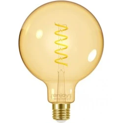 Λάμπα LED FILAMENT SPIRAL AMBER E27 G125 4.8W θερμό φως 2000k 350lm δέσμης 320° 15000h
