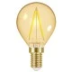 Λάμπα led Filament amber P45 σφαιρική E14 2.3W 230V 2000k θερμό λευκό φως 180lm δέσμης 320° 15000h