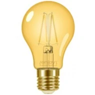 Λάμπα LED FILAMENT AMBER A60 E27 4W θερμό φως 2000k 320lm δέσμης 320° ντιμαριζόμενη 20000h