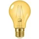 Λάμπα LED FILAMENT AMBER A60 E27 4W θερμό φως 2000k 320lm δέσμης 320° ντιμαριζόμενη 20000h