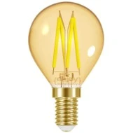 Λάμπα LED σφαιρική FILAMENT AMBER DIM E14 P45 4.8W θερμό φως 2000k 320lm δέσμης 320° ντιμαριζόμενη