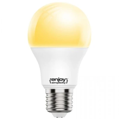 Λάμπα Led Smart Wi-Fi+BLE LED E27 A60 9W θερμό φως 2700k 806lm ντιμαριζόμενη 25000h