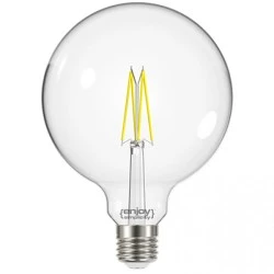 Λάμπα LED FILAMENT SMART Wi-Fi+BLE ON/OFF G125 E27 6.3W θερμό φως 2700k 806lm 320° ντιμαριζόμενη