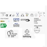 Λάμπα FILAMENT LED SMART Wi-Fi+BLE ON/OFF E27 ST64 6.3W θερμό φως 2700k 806lm 320° ντιμαριζόμενη Λάμπα FILAMENT LED SMART Wi-Fi+BLE ON/OFF E27 ST64 6.3W θερμό φως 2700k 806lm 320° ντιμαριζόμενη