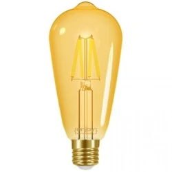 Λάμπα LED FILAMENT ST64 E27 4.5W SMART Wi-Fi+BLE ON/OFF θερμό φως 2200k 350lm 320° ντιμαριζόμενη