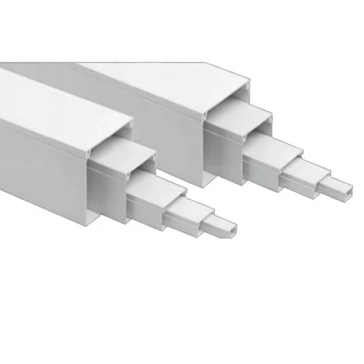 Κανάλι καλωδίων κλειστό από PVC με διαστάσεις 80x40mm πάχος βάσης 1.50mm και χρώμα λευκό 