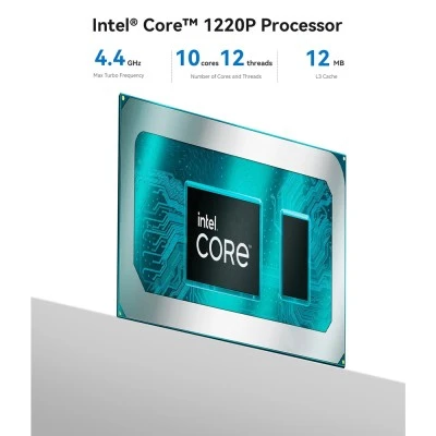 Mini PC Beelink EQi12-D4 , Intel Core i3-1220P, με 16GB RAM DDR4, 500GB M.2 SSD, Win 11 Pro