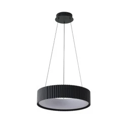 Φωτιστικό κρεμαστό LED μεταλλικό 30W θερμό φως 3000K 2262Lm με δέσμη 120° μαύρο χρώμα Φ460mm ARTE ILLUMINA HALLO Φωτιστικό κρεμαστό LED μεταλλικό 30W θερμό φως 3000K 2262Lm με δέσμη 120° μαύρο χρώμα Φ460mm ARTE ILLUMINA HALLO