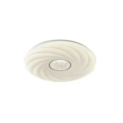 Πλαφονιέρα πλαστική LED 60W 5580Lm 3CCT 3000-4000-6500K Φ480x75mm λευκό χρώμα ARTE ILLUMINA TRIANO
