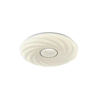 Πλαφονιέρα πλαστική LED 60W 5580Lm 3CCT 3000-4000-6500K Φ480x75mm λευκό χρώμα ARTE ILLUMINA TRIANO