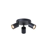 Σποτ μεταλλικό 3φωτο με ντουί 3XGU10 Max 7W Φ180X135mm μαύρο χρώμα ARTE ILLUMINA OLYMP