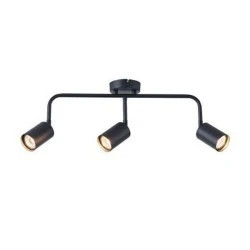 Σποτ φωτιστικό μεταλλικό 3φωτο με ντουί 3XGU10 Max 7W 500X90X230mm μαύρο χρώμα ARTE ILLUMINA OLYMP