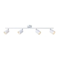Φωτιστικό σποτ μεταλλικό 4φωτο 4XGU10 Max 7W 790X80X165mm λευκό χρώμα ARTE ILLUMINA OLYMP