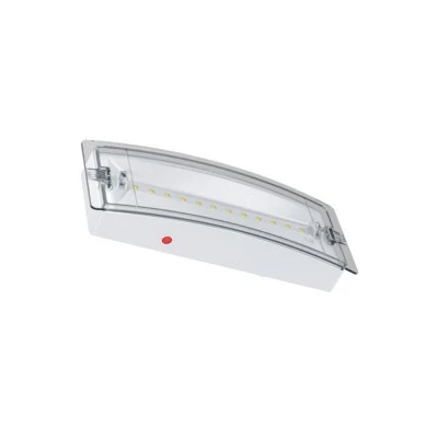 Φωτιστικό ασφαλείας 12 led SMD 3W IP65 ψυχρό φως 6500K με δυνατότητα συνεχούς λειτουργίας 