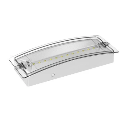 Φωτιστικό ασφαλείας 12 led SMD 3W IP65 ψυχρό φως 6500K με δυνατότητα συνεχούς λειτουργίας 