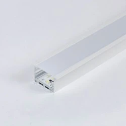 Led φωτιστικό γραμμικό 43,2W 1,2m PVC με ενσωματωμένη πλακέτα 4000K σε ενδιάμεσο φως 35-40V λευκό χρώμα