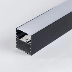 Φωτιστικό εξωτερικά γραμμικό 27W 60cm ψυχρό φως 6500K 24v μαύρο 80x70