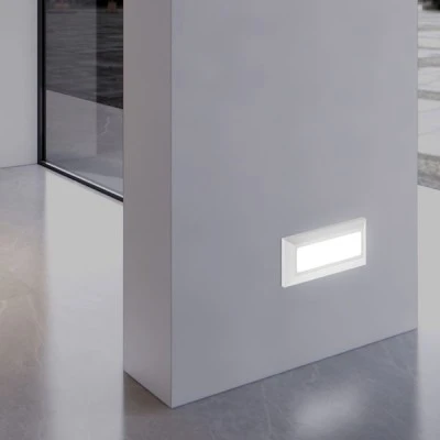 Φωτιστικού τοίχου Led slim PRO 4W IP65 230V 3CCT με επιλογή χρώματος 2700K-6500K σε μαύρο χρώμα