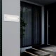 Φωτιστικό τοίχου LED 6W  με γρίλιες 3CCT με επιλογή χρώματος 2700K-6500Κ "SENARIO" σε λευκό χρώμα  IP65